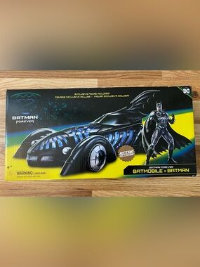 Batman Retro Collection Batmobile Toy - Black & Blue